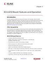 Preview for 5 page of Xilinx Kintex UltraScale FPGA KCU1250 User Manual