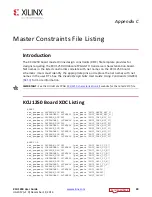 Preview for 49 page of Xilinx Kintex UltraScale FPGA KCU1250 User Manual