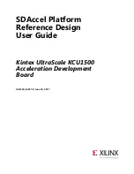 Xilinx Kintex UltraScale KCU1500 User Manual предпросмотр