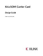 Xilinx Kria K26 SOM Design Manual preview