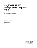 Preview for 1 page of Xilinx LogiCORE IP AXI Product Manual