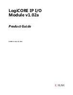 Preview for 1 page of Xilinx LogiCORE IP v1.02a Product Manual