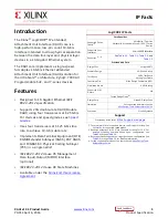 Preview for 5 page of Xilinx LogiCORE IP Product Manual