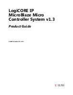 Xilinx LogiCORE MicroBlaze Product Manual preview