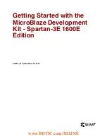 Preview for 1 page of Xilinx MIcroBlaze Development Spartan-3E 1600E Kit Getting Started