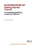 Preview for 1 page of Xilinx ML505 Getting Started Tutorial