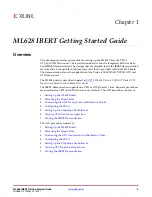 Preview for 5 page of Xilinx ML628 Getting Started Manual