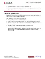 Preview for 12 page of Xilinx T1 Installation Manual