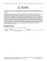 Предварительный просмотр 2 страницы Xilinx VC7203 User Manual