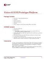 Предварительный просмотр 7 страницы Xilinx Virtex-4 LX Prototype Platform User Manual