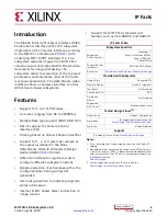 Preview for 4 page of Xilinx Vivado MIPI CSI-2 Product Manual