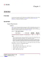 Предварительный просмотр 7 страницы Xilinx XM104 User Manual