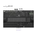 Preview for 1 page of Xils lab StiX User Manual