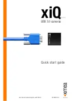 XIMEA xiQ Quick Start Manual preview