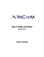 XiNCOM X16-R User Manual preview