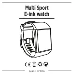 XINDAO Multi sport E-ink Manual preview