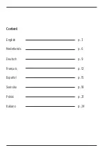 Preview for 2 page of XINDAO P324.80 Series Manual