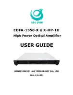 Preview for 1 page of XINHAO EDFA-1550-X x X-HP-1U User Manual