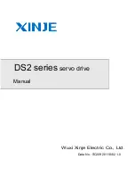 Предварительный просмотр 1 страницы Xinje DS2-20P7-AS User Manual