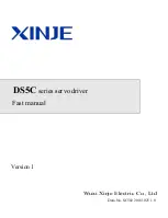 Xinje DS5C Series Manual preview