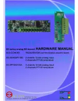 Preview for 1 page of Xinje XC Series Hardware Manual