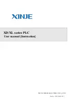 Preview for 1 page of Xinje XD Series User Manual