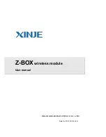 Xinje Z-BOX User Manual предпросмотр