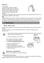 Preview for 9 page of Xinpu XP-45HD-1 Handling Instructions Manual