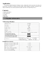 Preview for 2 page of Xinpu XP-45HD Handling Instructions Manual