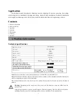 Preview for 2 page of Xinpu XP-G65BH Handling Instructions Manual