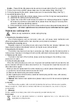 Preview for 10 page of Xinpu XP-G80BE Handling Instructions Manual