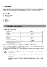 Preview for 2 page of Xinpu XP-G90A Handling Instructions Manual