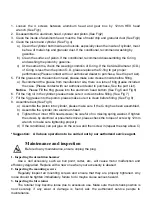 Preview for 13 page of Xinpu XP-G90A Handling Instructions Manual