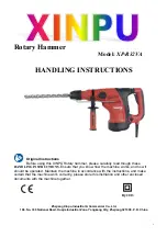 Xinpu XP-R32VA Handling Instructions Manual preview