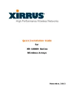 Предварительный просмотр 1 страницы Xirrus XR-1000H Series Quick Installation Manual