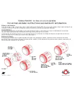 Preview for 2 page of xit404 TOKINA FISHEYE10-17mm 3.5-4.5:2.8 (CANON)MANTA FOCUS RING Assembly Instructions