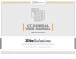 Предварительный просмотр 1 страницы Xite Solutions CT GENERAL User Manual