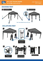 Preview for 2 page of XL displays 3m x 3m Printed Gazebo Assembly Instructions