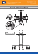 Предварительный просмотр 11 страницы XL displays Mobile TV and Monitor Stand on Wheels Installation Instructions Manual