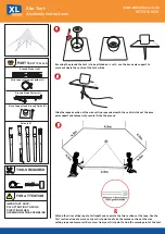 XL displays Star Tent Assembly Instructions Manual preview