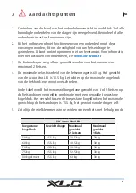 Preview for 7 page of XLC Azura Extra LED Owner'S Manual