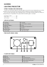 Предварительный просмотр 2 страницы XLine Laser GAMMA User Manual