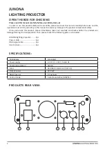 Preview for 2 page of XLine Laser JUNONA User Manual