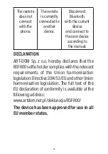 Preview for 38 page of XLINE BSF800 Manual