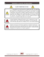 Preview for 4 page of XLT Ovens 1832 Installation & Operation Manual