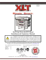 XLT Ovens XD 9004G Operating Instructions Manual preview