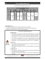 Preview for 18 page of XLT Ovens XD 9004G Operating Instructions Manual