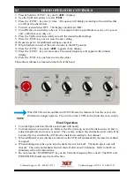 Preview for 82 page of XLT Ovens XD 9004G Operating Instructions Manual