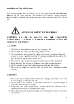 Предварительный просмотр 3 страницы XLT Systems SC60 Installation Instructions Manual