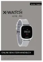 Xlyne X-WATCH IVE XW FIT Series Manual preview
